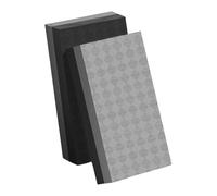 Perfeclan 2 Tapis de réception Silencieux pour haltérophilie, Portables et insonorisés, pour haltères et Barres de Musculation à Domicile ou en Salle, Noir Gris 80x40x4cm