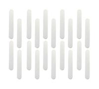 Perfeclan 20x Bandeau Intérieur Anti-Transpiration Réducteur de Taille de Chapeau Casquettes Bonnet pour Enfant, Blanc, 23,5x3,7cm