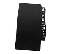 perfeclan 26 intercalaires pour fiches, noirs, alphabétiques, pour la maison et les documents.