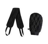 perfeclan 2pcs arrière Back éproigneur exfolié chiffon d'accessoires de bain polyvalent gants de bain gants de pour salle de bain pour salle de bain, Noir