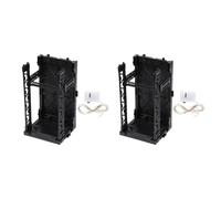 perfeclan 2x Kit de Base de Présentation Emboîtable, Présentoir, Pièce Maîtresse, Décoration de Table, Scène, Cadeau de Pendaison de Crémaillère, Modèle, Suppor