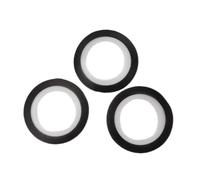 Perfeclan 3 Rouleaux de Ruban adhésif de positionnement Noir de 1 mm pour Dessiner Les Yeux sur Les Visages de Figurines en Argile, pour la décoration de