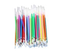 Perfeclan 36/60/100 Pièces Gel Stylo Recharges Glitter Métallique Pastel Fluorescence Néon Stylo d'encre Recharges pour Adultes Coloriages Livres, Scrapbooking, 60 Couleur