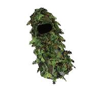 Perfeclan 3D Camouflage Feuillu Chapeau Plein Visage Respirant Déguisement Unisexe Ghillie pour Woodland Chasse Tir Turquie, Vert