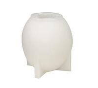 Perfeclan 3D Oeuf Fleur Boule Bougie Silicone Moule résine époxy coulée Artisanat décoratif Bougie Faisant Artisanat Bricolage décoration de la Maison Outil, 110mmx128mm