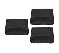 Perfeclan 3X Chaise de Barbier de Coiffure Couvre Le Dos du Spa Professionnel Imperméable Noir