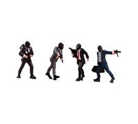 perfeclan 4 figurines miniatures au 1/64e, maquettes, dioramas, décors de bureau, accessoires de cinéma, collections, scènes miniatures