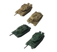 perfeclan 4 kits de modèles de véhicules à l'échelle 1/144, jeux de puzzle, jouets de construction de modèles, simulation pour micro-, collection, Style B