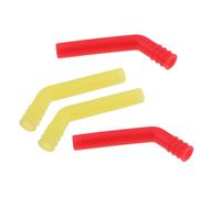 Perfeclan 4 Pcs Silencieux Tuyau D'échappement Sliocone Tube pour 1/8 1/10 Échelle Modèle Nitro RC