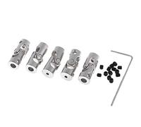 Perfeclan 5X RC Bateau Robot Universal Joint Arbre Couplage Prise 2-5mm, 2x4mm