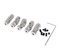 Perfeclan 5X RC Bateau Robot Universal Joint Arbre Couplage Prise 2-5mm, 3.17x3.17 mm