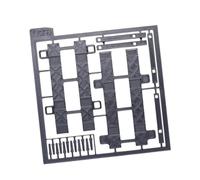 Perfeclan Accessoires pour Diorama de Voiture à l'échelle 1:64, Mini-décor de Parking Miniature à Collectionner, à Monter soi-même, Robuste et créatif, Pont élévateur à Quatre Colonnes