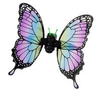 perfeclan Ailes de électriques avec lumières LED, accessoires de déguisement pour filles, déguisement de princesse, anniversaire, Saint-Valentin, Violet