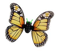 perfeclan Ailes de électriques avec lumières LED, accessoires de déguisement pour filles, déguisement de princesse, anniversaire, Saint-Valentin, Jaune