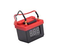 perfeclan Alarme basse tension pour batterie LiPo RC, testeur de batterie pour voiture RC, moniteur de compact, accessoires de décoration et d'amélioration, Noir