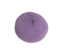 perfeclan Animal Chapeau Chat Chapeau Chien Accessoire Costume Laine Douce Confortable Chaud Adapté pour Anniversaire Vacances Photos Famille, violet