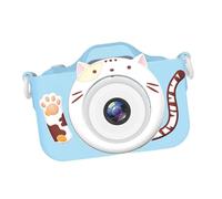 perfeclan Appareil Photo pour Tout-petits Appareil Photo Numérique pour Enfants Taille Compacte Appareil Photo pour Garçons et Filles Jouet Appareil Photo pour, chat bleu
