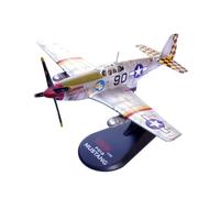 Perfeclan Avion de Chasse P-51B à l'échelle 1:72 - Décoration décorative - Cadeau de Noël - Avion en Alliage - Jouet pour Enfants - Décoration pour Bureau,