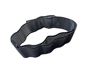 Perfeclan Bande du Sein, Bande de Soutien du Sein pour Femme, Ceinture Thoracique élastique pour Le Cyclisme de Fitness, Noir