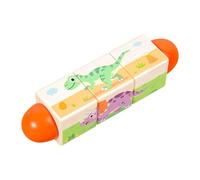 perfeclan Bloc rotatif, jouet d'éveil, en le thème des dinosaures, pour développer la motricité fine des enfants.