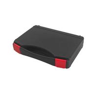 perfeclan Boîte à outils avec insert en mousse, étui de transport portable anti-poussière avec poignée, étui rigide pour instruments et appareils photo, 31.5 X 26 X 7 Cm