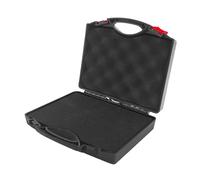 perfeclan Boîte à outils avec insert en mousse, étui de transport portable anti-poussière avec poignée, étui rigide pour instruments et appareils photo, 43 X 30 X 11.5 Cm