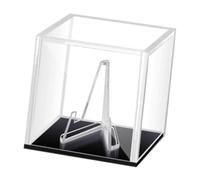 perfeclan Boîte de présentation de médiators de guitare, boîte de médiator de guitare avec support, support de boîte de rangement, conteneur de stockage, Socle Noir