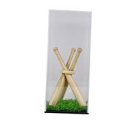 perfeclan Boîte de rangement pour balles de golf et de baseball, présentoir multifonctionnel avec support et tee pour petits jouets.