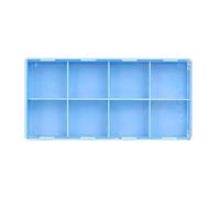 Perfeclan Boîte de Rangement pour pièces de Montre, étui Pratique avec tiroir pour vis d'entretien, 8 Grille