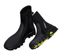 Perfeclan Bottes de plongée en néoprène 5 mm, bottes de combinaison multifonctions pour la plongée sous-marine, le kayak, semelle en caoutchouc à crampons, Eu 36 à 37