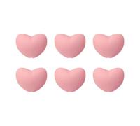 perfeclan Bouchons D'aiguilles à Tricoter, Protecteurs de Points, Trou de 3mm, Accessoires de Silicone, Bouchons de Pointes D'aiguilles pour écharpe D, Rose