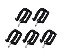 Perfeclan Boucles de Sangle G Hook, Clips de Connexion de Sangle 25 mm Équipement de Camping, Clips de Sac à Dos Clips de Ceinture pour la randonnée en Plein, 5PCS