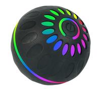 Perfeclan Boule Interactive Automatique Jouet Intelligent Lumineux Entraînement Mâchage Électrique pour Chien Matière PP Fonction USB Convient pour Intérieur Ex, Noir