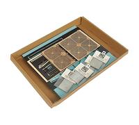 Perfeclan BRICOLAGE main Dioramas de Bâtiment Kits, Bois Ruines Maison, 1:35 Échelle Mini Sable Table Architecture Scène Mises En