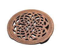 perfeclan Cache-rosace pour acoustique classique, protection de bloc, pièces, installation facile, remplacement pour réducteur de, Style A Brown