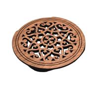 perfeclan Cache-rosace pour acoustique classique, protection de bloc, pièces, installation facile, remplacement pour réducteur de, Style B Brown