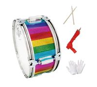 perfeclan Caisse claire avec baguettes, gants et sangle inclus. Instrument de percussion professionnel pour enfants et adultes, idéal pour la salle de classe la, 11 Pouces
