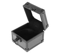 Perfeclan Carie d'affichage de la boîte de Montre 1 Emplacement de Luxe Premium Watch Rangement Box Organisateur de Bijoux pour Bijoux Memento Keepsake, Noir
