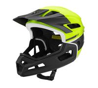 Perfeclan Casque de Vélo Intégral Doublure Amovible et Lavable équipement de Cyclisme Casque de Vélo de Montagne pour Femmes Hommes Adultes Activités de Plein A, Jaune Fluo