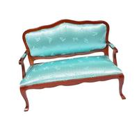 perfeclan Chaise miniature pour maison de poupée à l'échelle 1:12, accessoire de photographie et de décoration pour cuisine. Modèle réduit pour cuisine, Deux Places