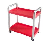 perfeclan Chariot à outils miniature à l'échelle 1/18, pour loisirs créatifs, véhicules à deux niveaux, accessoires et jouets pour parkings, ateliers de, Style A