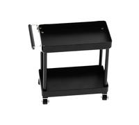 perfeclan Chariot à outils RC pour SCX10, design réaliste, porte-outils classique double couche en métal pour parkings, ateliers et garages, Noir