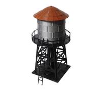 Perfeclan Château d'eau Miniature à l'échelle Ho pour Trains à Vapeur, à Assembler soi-même, Collection Miniature 1/87, décor de scène ferroviaire