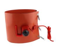 perfeclan Chauffe-fût à température réglable, bande chauffante étanche en caoutchouc résistante à la température, chauffe-seau, Bouton