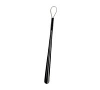 Perfeclan Chausse-Pied à Poignée Portable en Plastique, Corne de Chaussure, Chausse-Pied pour Bottes Aide à Chaussures pour Personnes Âgées Enceintes Hommes, Noir, 60 cm