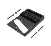 perfeclan Chevalet de remplacement en laiton - Accessoire pour instrument de musique - Outil professionnel facile à installer - Chevalet asymétrique, Noir