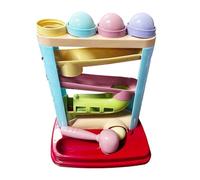 perfeclan Circuit à billes pour l'apprentissage préscolaire, la perception des couleurs et le roulement des billes. Un jouet idéal pour les enfants et les