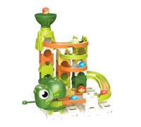 perfeclan Circuit de billes pour enfants, piste de course, jouet éducatif à faire soi-même, jeu de labyrinthe de billes créatif, blocs de construction pour, 40 Pièces