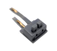 Perfeclan Clips de Connexion de Puissance numérique à l'échelle Ho pour Trains Miniatures, Accessoires ferroviaires Miniatures, 1:87, Robuste, boîtier, Gris