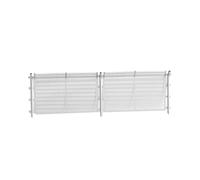 perfeclan Clôture de décor pour modélisme ferroviaire, facile à installer, échelle 1:64, accessoire décoratif pour micro-réseau et voies ferrées, 2 Volets